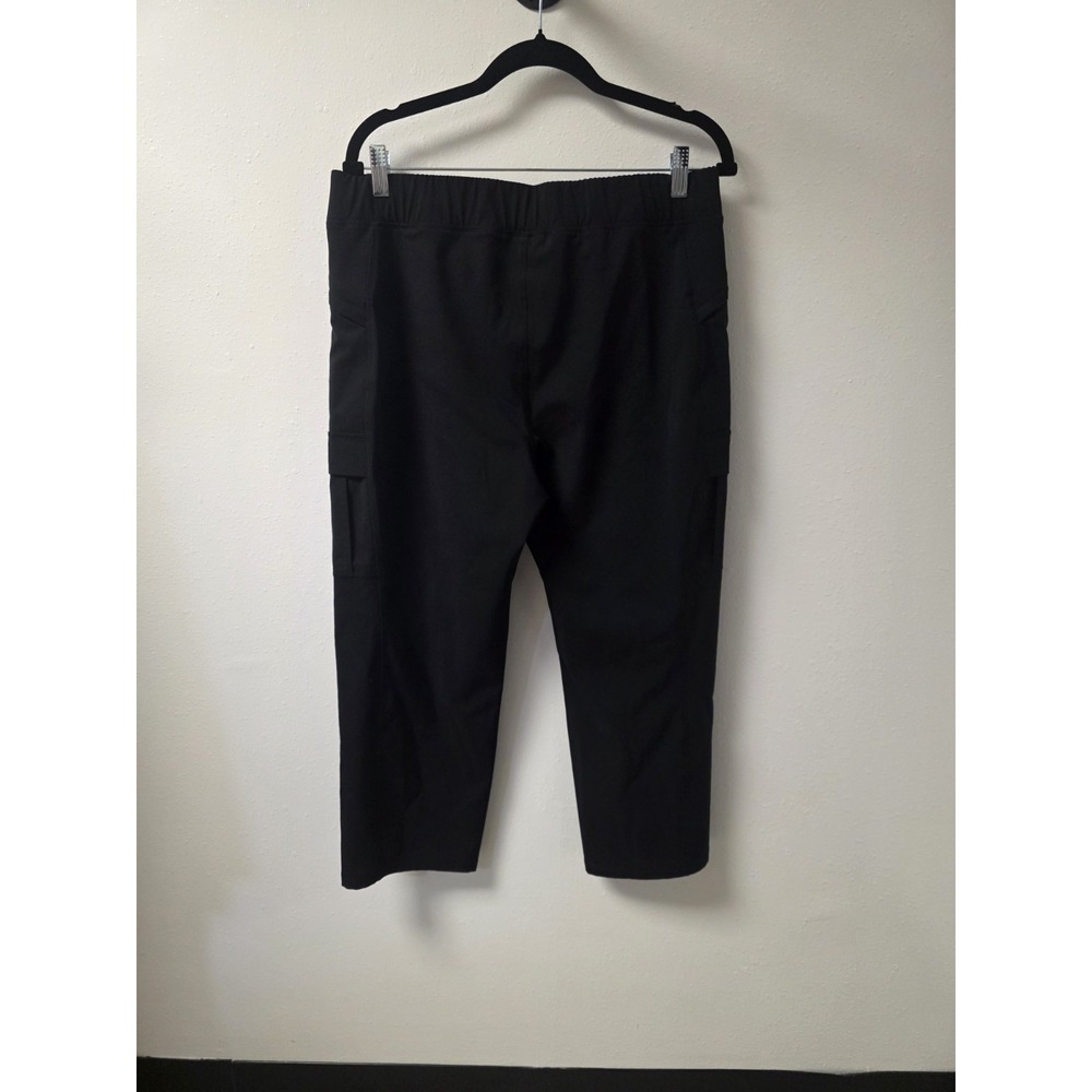 Eddie Bauer Women's Cargo Capri Pants Size‎ 14 Black Stretch Athletic Outdoor - Picture 5 of 8